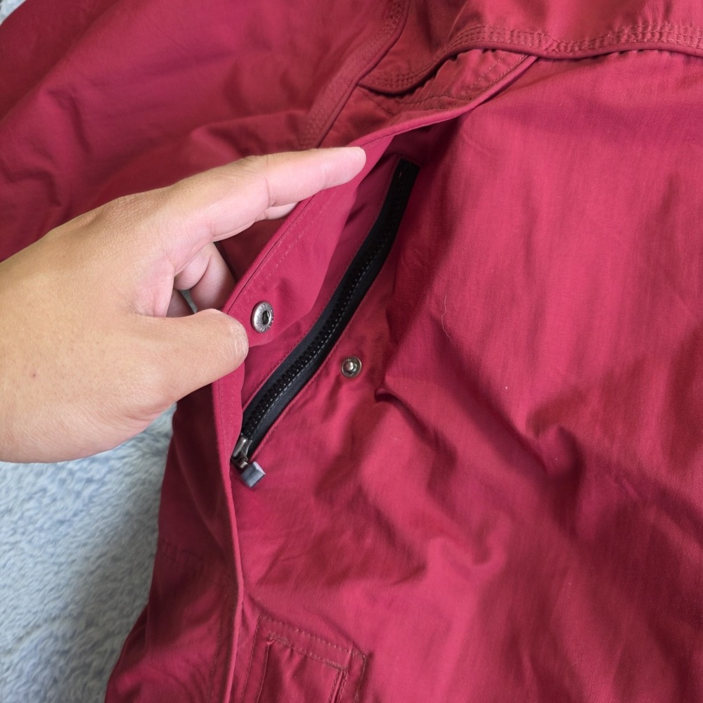 Oakley Jacket Men's XL Vintage Software Burgundy Waterproof Windbreaker Ski Y2K - Picture 6 of 16